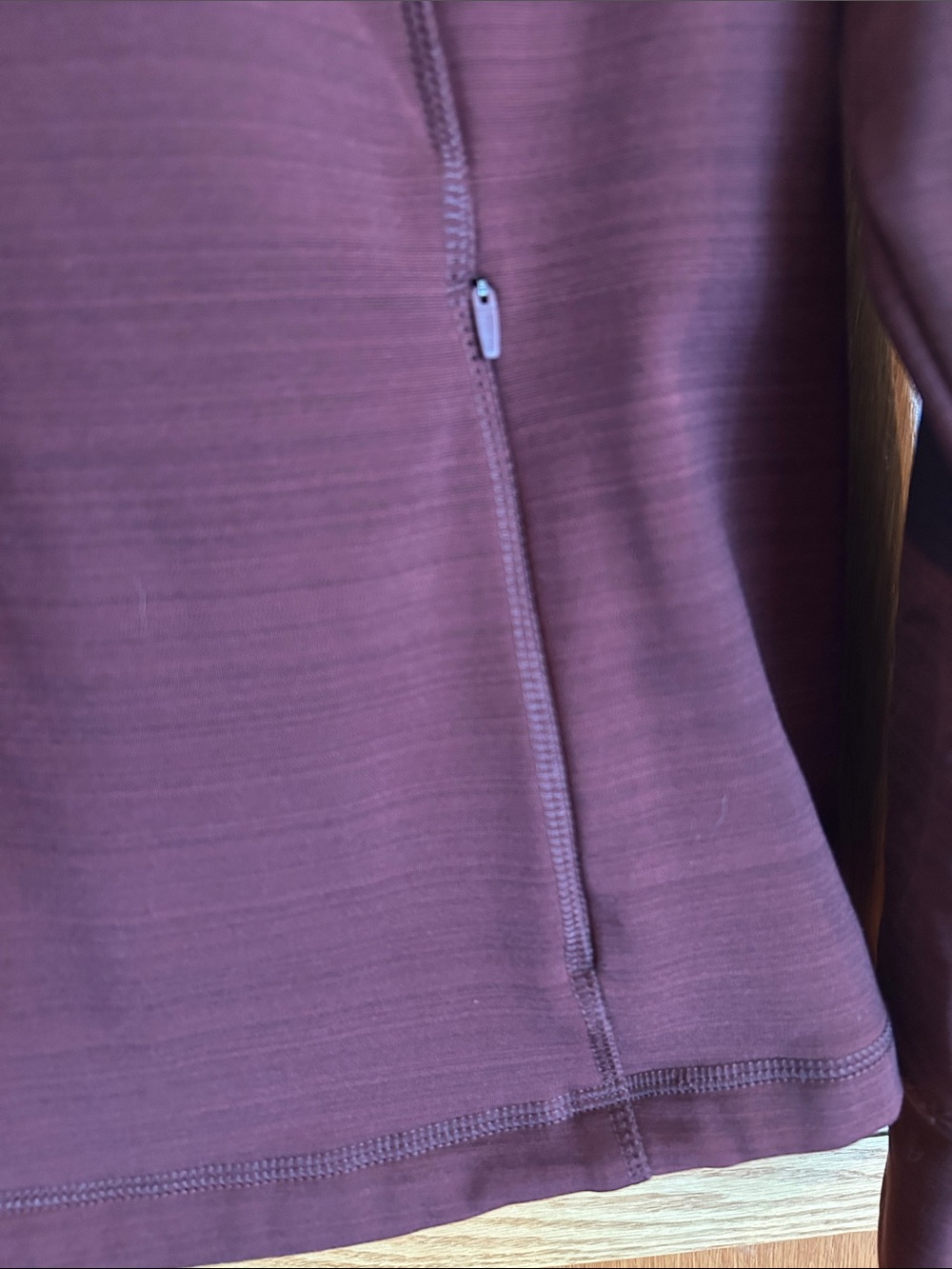 🦋 NWOT Avia Zip-Up Performance Sweater in Burgundy - Picture 2 of 5